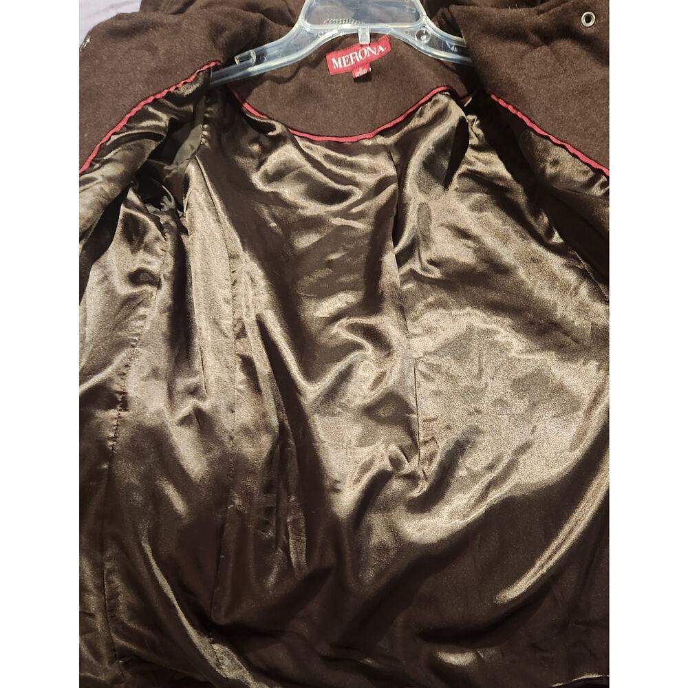 Merona Wool Hooded Coat Women's‎ Small - Picture 7 of 7
